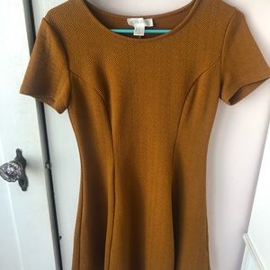 Forever 21 mustard dress